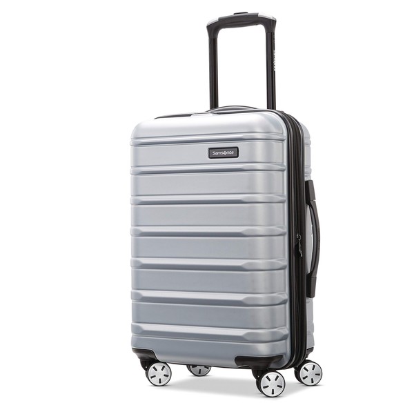 Samsonite Omni 2 Hardside Expandable Luggage with Spinners, Arctic Silver,