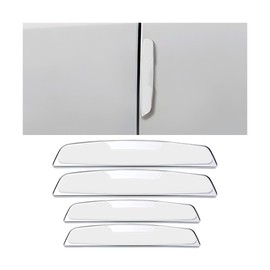 KHGUZ 4PCS Car Side Door Edge Guards, Anti-Collision Vehicle Door Protection Trim Strip, Self Adhesive Scratch Resistant Auto Protective Accessories, Universal for Sedan, Truck, SUV（White）