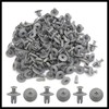 Hihaha 100 Pcs Gray Plastic Splash Guard Fastener Rivets 8mm
