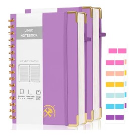 2pcs Libreta Pasta Dura, Cuaderno Profesional Libreta Morado                                                                                          