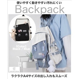 Electric Circus Backpack, For Kids, Girls, Boys, Women's, Backpack, Students, blue