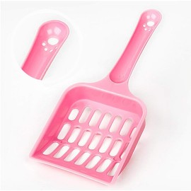 WLngtv Pink Cat Litter Scoop,Tray with Handle Compact Solid Color Cat Litter Sifter Coffee One Size