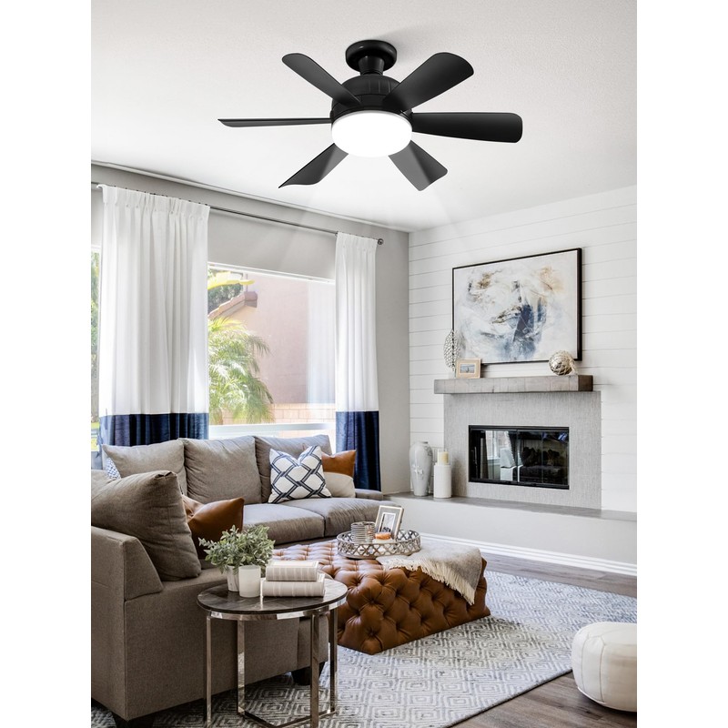 ZMISHIBO 2 Pack 17.9 Inch Socket Fan Light with Remote,