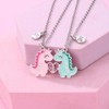 DOYYCA Best Friend Necklace Gifts Friendship Necklace Magnetic Matching Heart