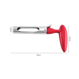 [Bookwarm] Apple Corer, Apple Corer, Fruit Corer, Apple Puller, Fruit Corer, Full Vege, Pineapple Cutter, Stainless Steel, Dishwasher Safe, Kitchen Utensils, Great for Gadgets 1 Pack (Black)