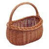 Backideen Shopping Basket Oval Brown D 34 cm x W
