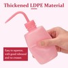 ATOMUS 3pcs Pink Tattoo Squeeze Wash Bottle 250ml Lab Bottles