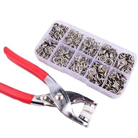 VIVIZHWH Snap Buttons, Plus Snaps, Hook Buttons, Snap Buttons, with Storage Case, Pack of 100