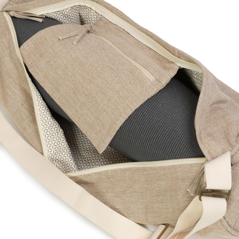 Yoga Studio Organic Cotton Two Toned Yoga Mat Bag with