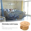 Mikinona 1 Set Portable Bedside Urinal Basin with Lid Unisex