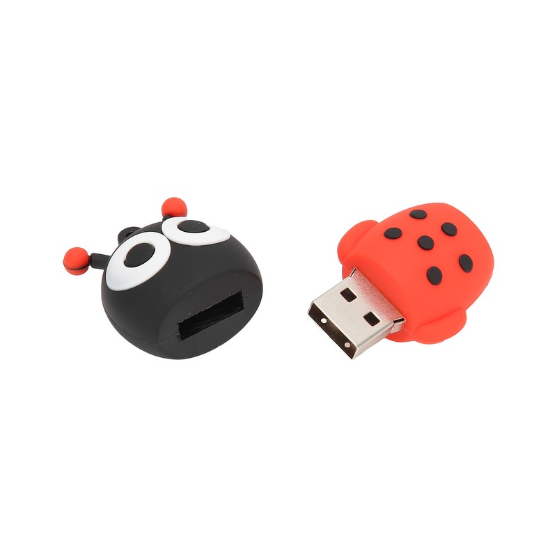 Cartoon Flash Disk Cartoon Ladybug Compatible Optional Stock USB Flash