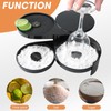 NATGAI Bartender Tool Cocktail Margarita Glass Rimmer 3 Tier Sugar