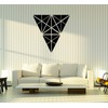 DesignToRefine Wall Decal Triangles Pattern Geometric Shape Illusion Vinyl Sticker