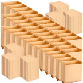 Thenshop 400 Pcs Waxed Kraft Feminine Hygiene Liner Bag, Business Restroom Bathroom Personal Dispensers 7.5 x 10" Waste Receptacle Paper Liners, Sanitary Napkin Disposal Bags, Kraft Bag