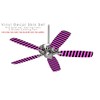 Stripes Pink - Ceiling Fan Skin Kit fits most 42