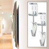 Blulu 10 Pcs Adjustable Picture Hangers J Hooks Mirror Hanging