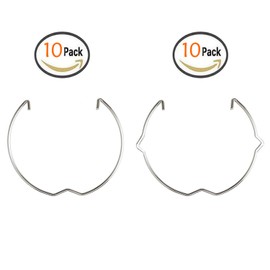 BlueXP MR11 Retaining Spring Ring Clasp Clips 35 mm Diameter LED Halogen Bulb Holder Pack of 20