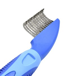 Fancy Pets Peine Rompenudos Curvo para Perro con 12 Navajas Cortas