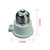 YCSSSD E26/E27 Waterproof Light Bulb to Socket Adapter, 3 Prong