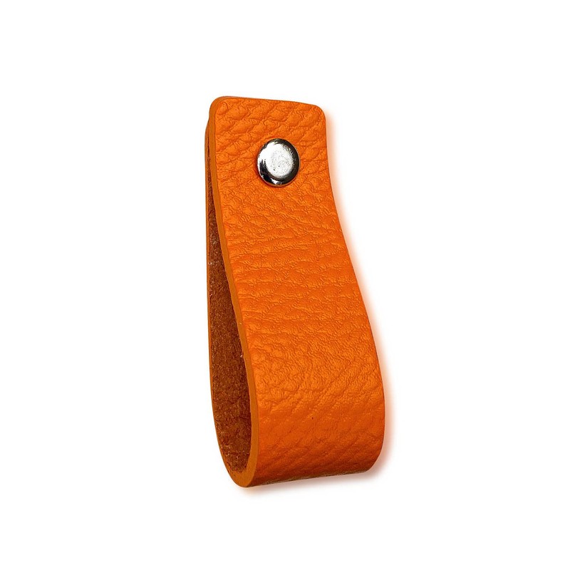 Brute Strength - Leather Handles for Furniture - Orange -