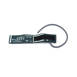 Universal NIBP Cuff Newborn 6-11cm Single Tube Reusable Nylon Replacement Blood Pressure Cuff Dark Green No Connector