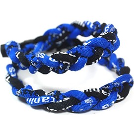18" Digital Camo Tornado Necklace - Royal Blue Black w/Case