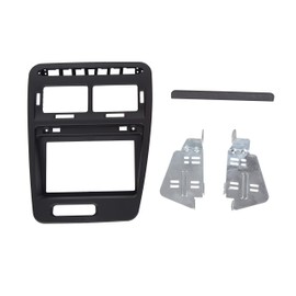 Kojem Radio Bezel Compatible with 1990-1999 Nissan 300ZX Z32 Double Din Radio Bezel with Stock Finish Black