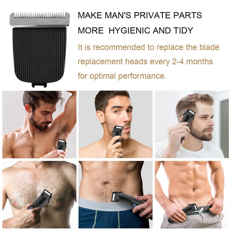 Replacement Blade Compatible with Electric Body Groin Trimmer as The