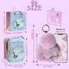 MINGRI Soft Bunny Keychain with Tin,Cute Plush Keychain Rabbit for