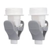 2Pcs Breastmilk Storage Bag Adapter Portable Convenient Use Wide Mouth