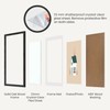 Opposite Wall - 50x70 cm - Black Solid Oak Wood