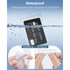 Pawfly 6 Pack Vertical ID Card Badge Holder Waterproof Clear