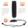 YueJieSelected Pack of 2 signal whistles (black)