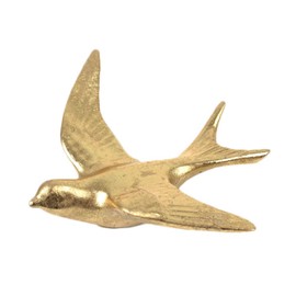 Tokyo Kankan Bird Wall Decor, Small, Gold