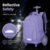 gxtvo Large Wheels & Quiet Glide | Rolling School Backpack