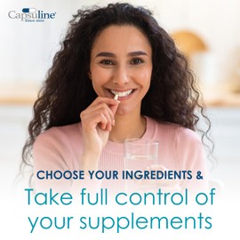 Clear Size 3 Empty Gelatin Capsules by Capsuline - 5000 Count |Manufactured in North & South America|Kosher & Halal Certified |Gluten Free