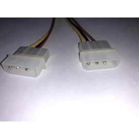 PNY 6-Pin PCI-E to 2 X 4-Pin Molex Power Adapter Cable PCI-E VGA Card (6-inch)