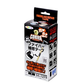 Asahipen CB-001 COBRA Fiber Repair Tape, 2.0 x 50.0 inches (5 x 127 cm), Black