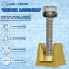 Poolzilla 1 Pack Bronze Wedge Assembly for 4" Rail Anchors