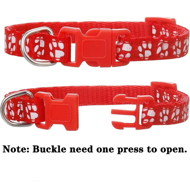 Chenkaiyang 12 Pack Puppy Collars for Litter, Adjustable Puppy ID