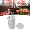 Stainless Steel Spice Seasoning Strainer Collapsible Telescopic Handle Soup Seasonings