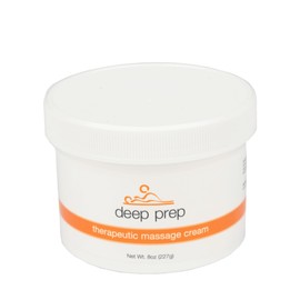 Rolyan Deep Prep Therapeutic Massage Cream, 8 oz