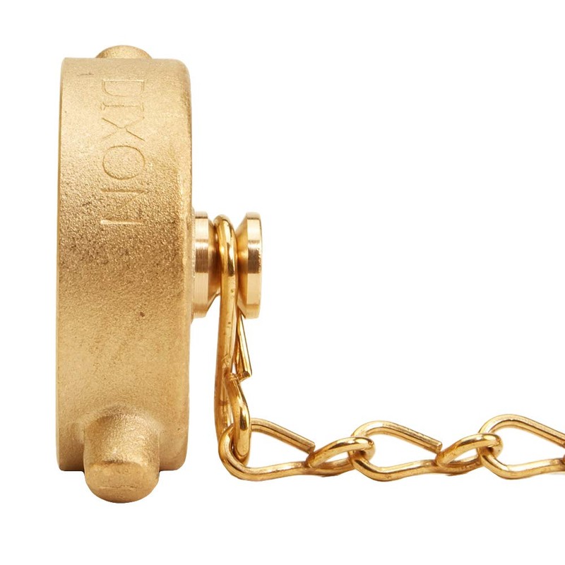 Brass Pin Lug 1 1/2" NH Cap with Chain