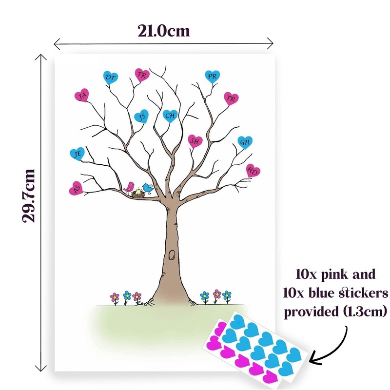 Baby Prediction Tree - Baby Shower - Guess Is It