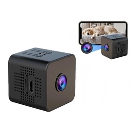 防犯用カメラ 小型 室内 隠し wifi 動体検知 録画録音 ミニカメラ 3CM 1080P 32gSDカード付き 夜間撮影 WiFi 家庭用 長時間屋内用 広角 操作簡単 MINI 暗視 簡単設置 バッテリー内蔵 SDカード録画屋内/屋外/小型監視カメラ (本体のみ+SDカードなし)
