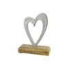 Eleven Perfect Years 11th Anniversary Rustic Metal Heart Decoration –