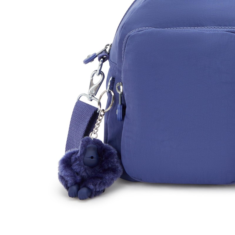 Kipling COOL DEFEA Mittelgroße Schultertasche, Blue (Blau)