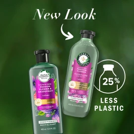 Herbal Essences Passion Flower Sulfate Free Conditioner, Volumizing, 400 mL, with Certified Camellia Oil and Aloe Vera, For All Hair Types, Especially Fine Hair