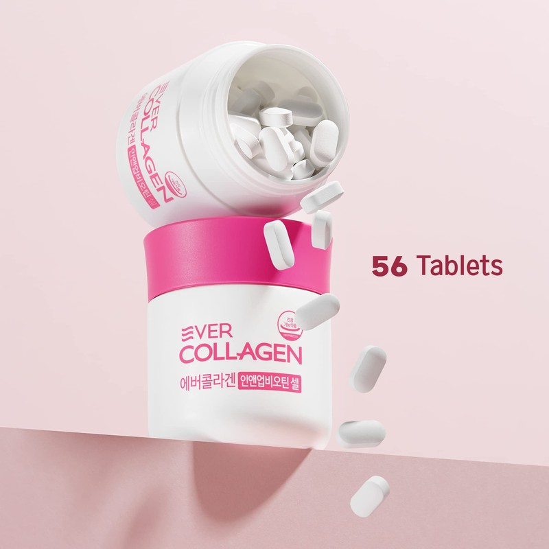 Ever Collagen in&UP Biotin Cell, Low Molecular Marine Fish Collagen