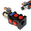 Hydraulic Solenoid Selector/Diverter Valve, 13 GPM Flow Rating, 50LPM Max